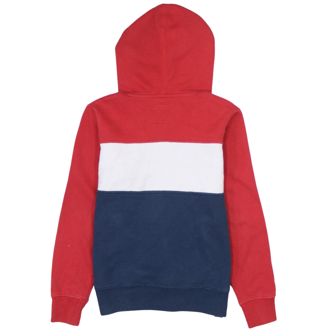Levi's Boys Red Colourblock Pullover Hoodie Size 12 Years Cotton Blend