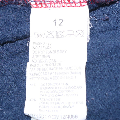 Levi's Boys Red Colourblock Pullover Hoodie Size 12 Years Cotton Blend