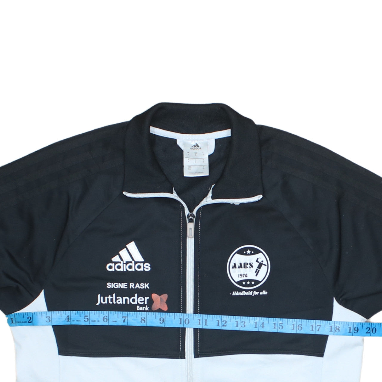 Adidas Men’s Black White Track Jacket S Sports Full Zip