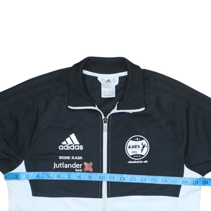 Adidas Men’s Black White Track Jacket S Sports Full Zip