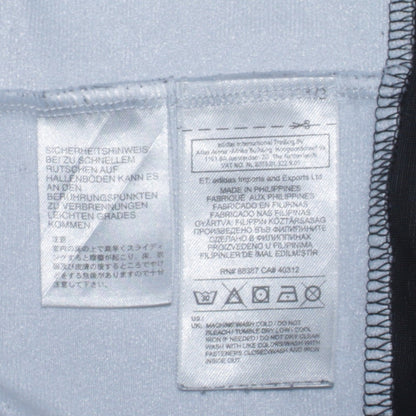 Adidas Men’s Black White Track Jacket S Sports Full Zip