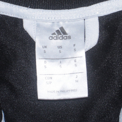Adidas Men’s Black White Track Jacket S Sports Full Zip