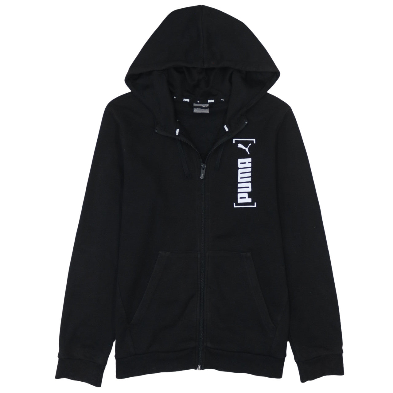 Mens UK Size S PUMA Black Full Zip Hoodie