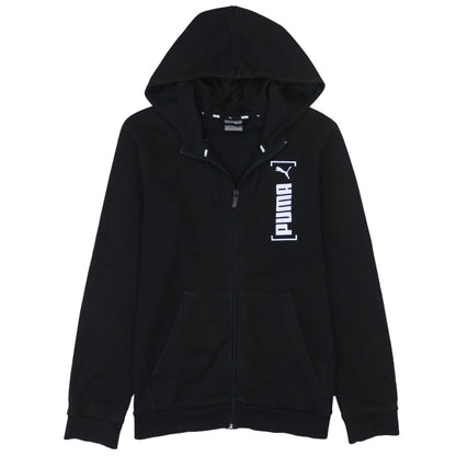 Mens UK Size S PUMA Black Full Zip Hoodie
