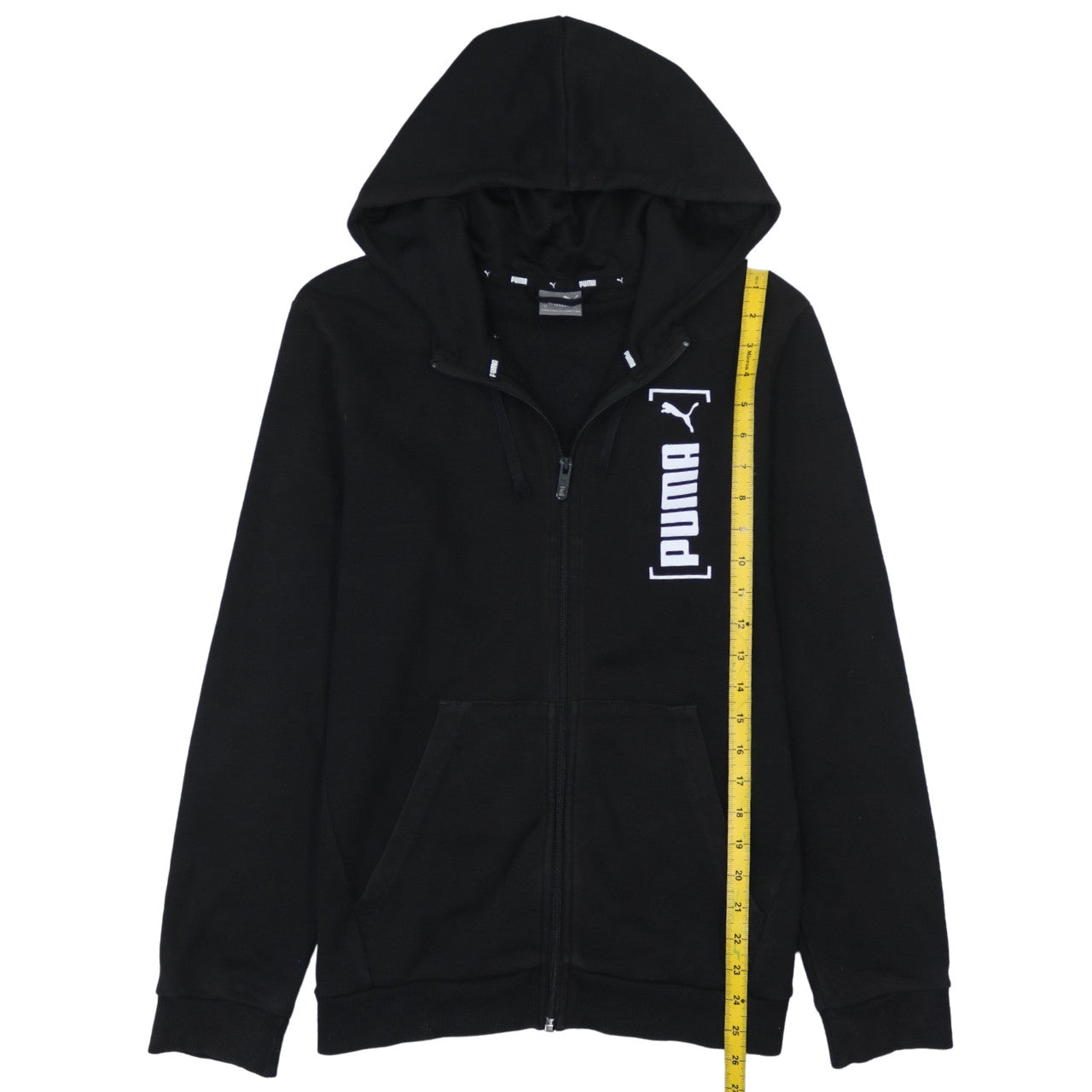 Mens UK Size S PUMA Black Full Zip Hoodie