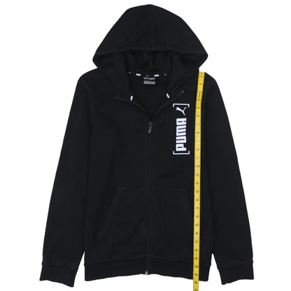 Mens UK Size S PUMA Black Full Zip Hoodie