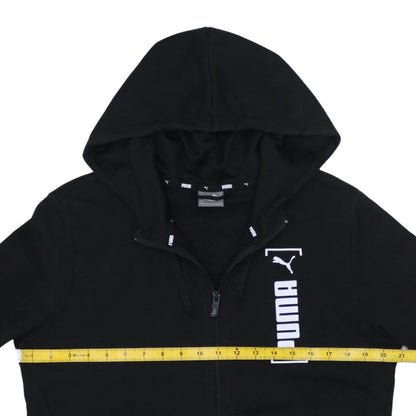 Mens UK Size S PUMA Black Full Zip Hoodie