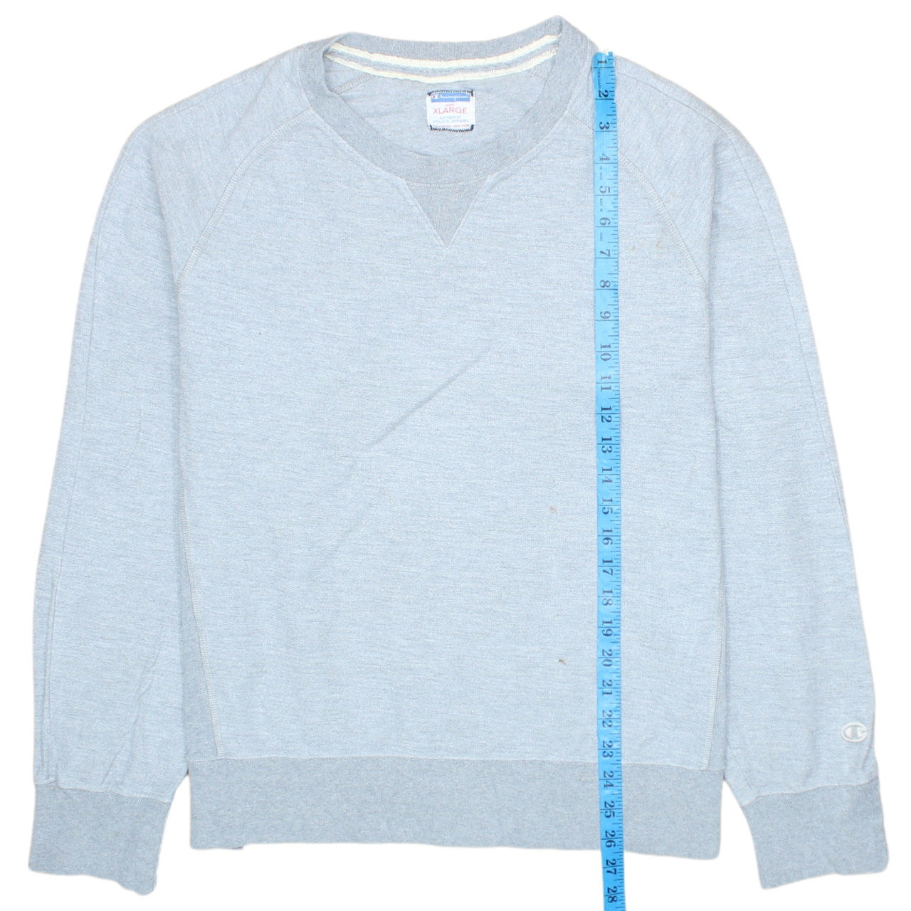 Mens UK Size XL Champion Grey Pullover Sweatshirt