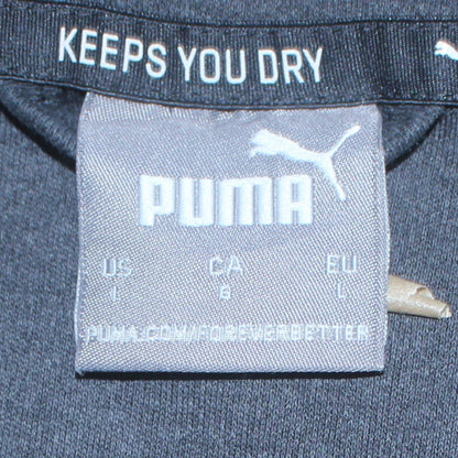 Mens UK Size L PUMA Blue Full Zip Hoodie