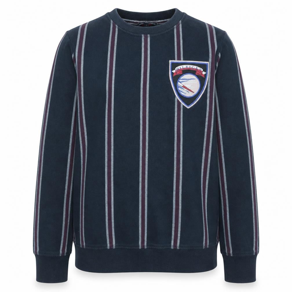 Mens UK Size S Tommy Hilfiger Blue Pullover Sweatshirt