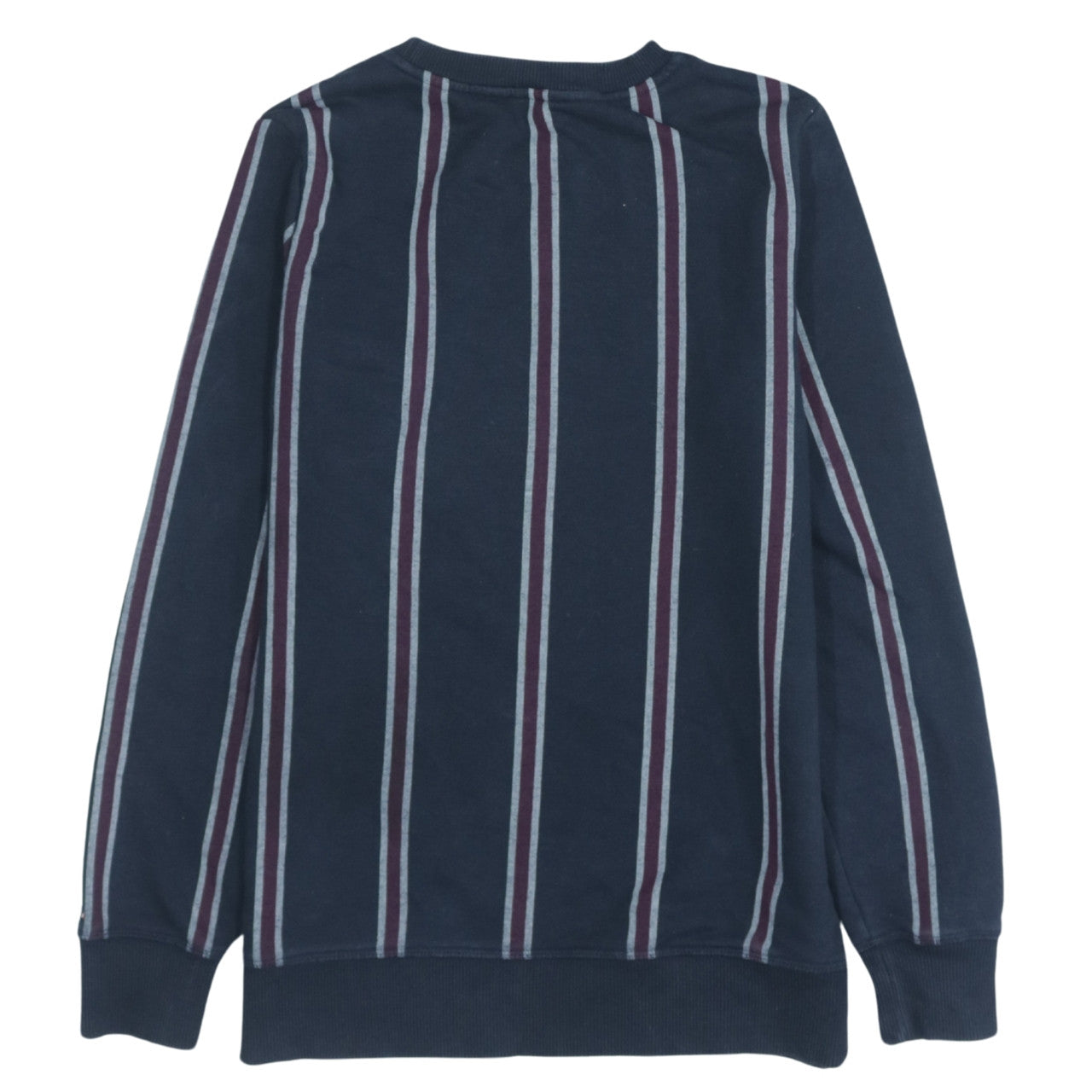 Tommy Hilfiger Men's Blue Striped Crew Neck Sweatshirt S