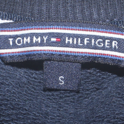 Tommy Hilfiger Men's Blue Striped Crew Neck Sweatshirt S