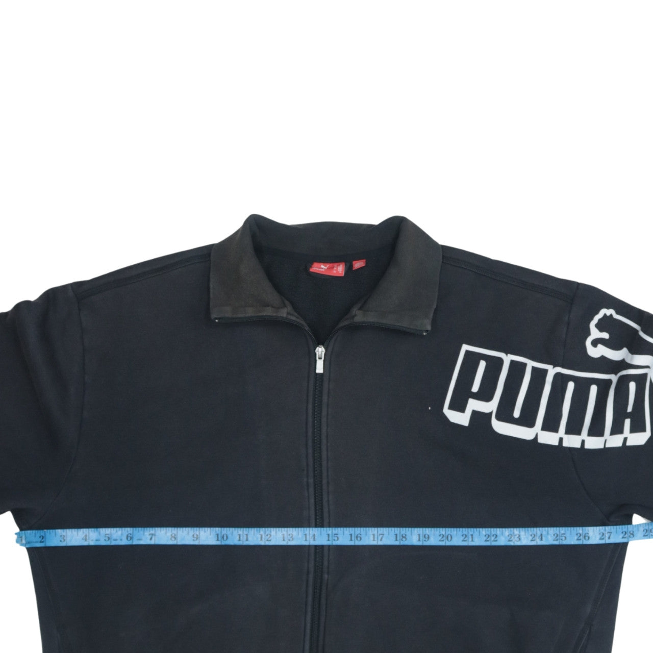 Puma Men’s Black XL Track Jacket Full Zip Logo Sportswear