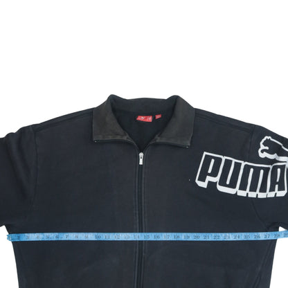 Puma Men’s Black XL Track Jacket Full Zip Logo Sportswear