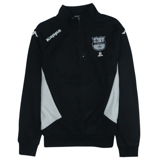Mens UK Size S Kappa Black Pullover Sweatshirt