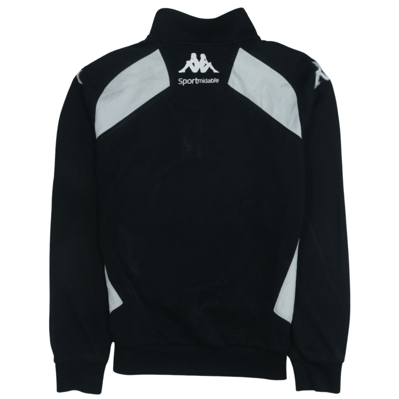 Mens UK Size S Kappa Black Pullover Sweatshirt