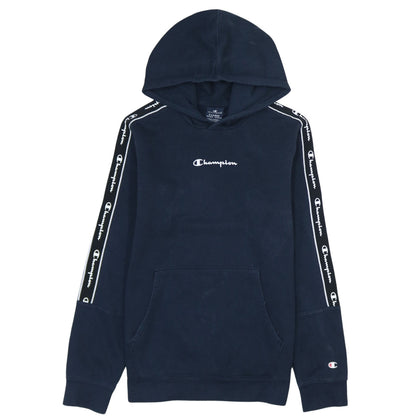 Champion Boys Blue Pullover Hoodie 13-14Y Logo Hooded Sweatshirt