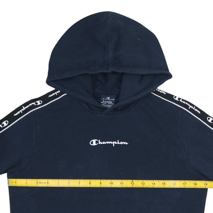 Champion Boys Blue Pullover Hoodie 13-14Y Logo Hooded Sweatshirt