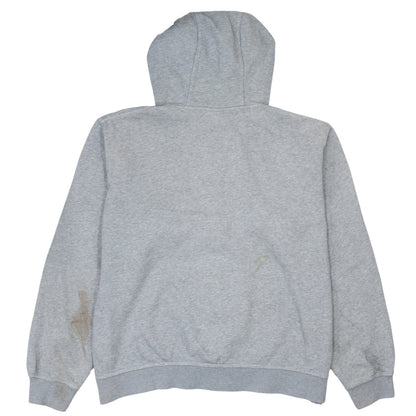 Mens UK Size 2XL Nike Grey Full Zip Hoodie