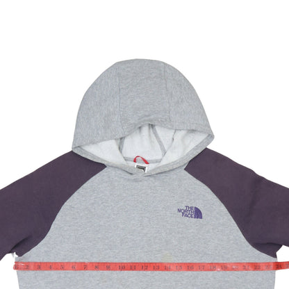 The North Face Mens Grey Purple Pullover Hoodie M Regular Fit