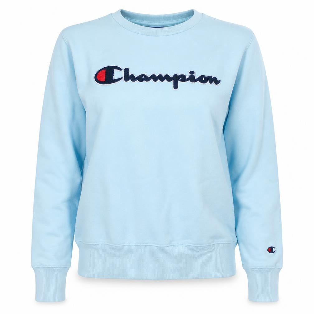 Womens UK Size XS Champion Blue Pullover Sweatshirt