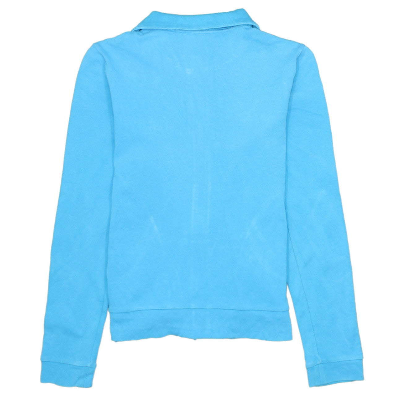 Adidas Womens Blue Size 10 Track Jacket Full Zip Casual Sportswear