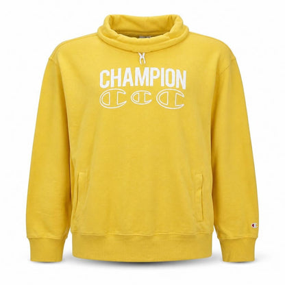 Mens UK Size XL Champion Yellow Pullover Sweatshirt