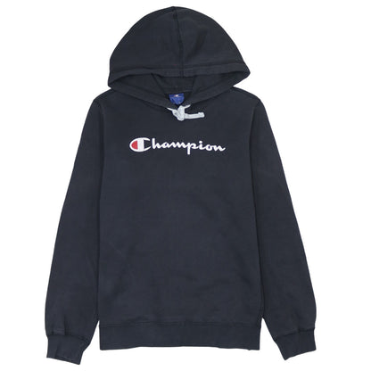 Mens UK Size L Champion Black Pullover Hoodie
