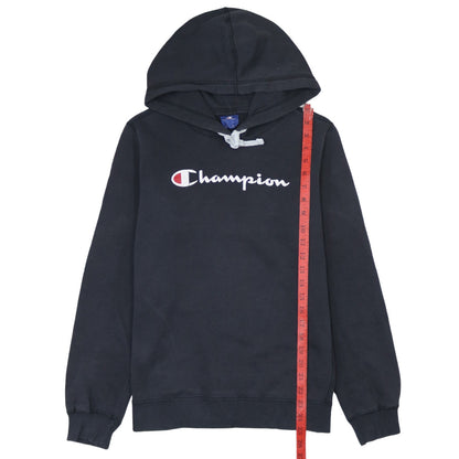 Mens UK Size L Champion Black Pullover Hoodie