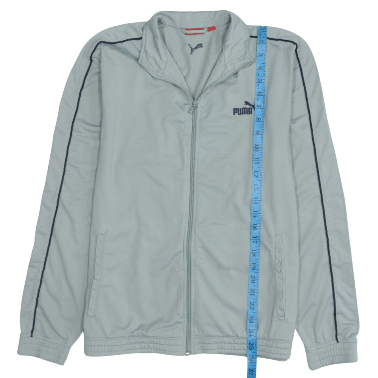 Puma Men’s Grey 2XL Track Jacket Full Zip Polyester Sportswear