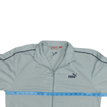 Puma Men’s Grey 2XL Track Jacket Full Zip Polyester Sportswear