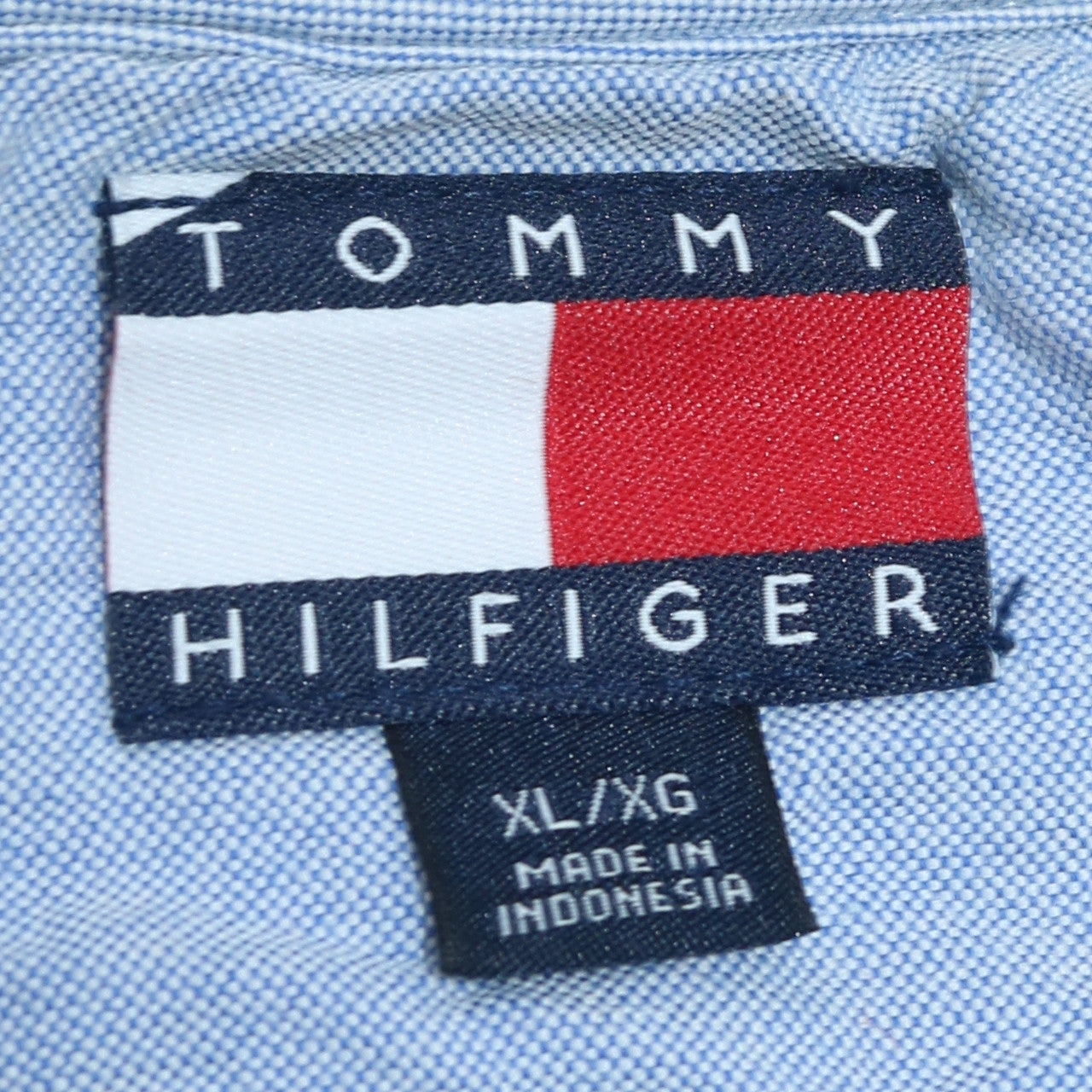Tommy Hilfiger Men’s Blue XL V-Neck Short Sleeve Cotton T-Shirt