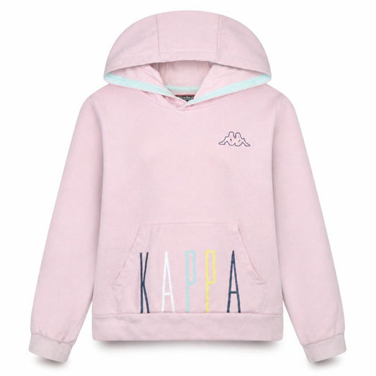 Kappa Girls Pink Hoodie 14 Years Pullover Logo Graphic Sweatshirt