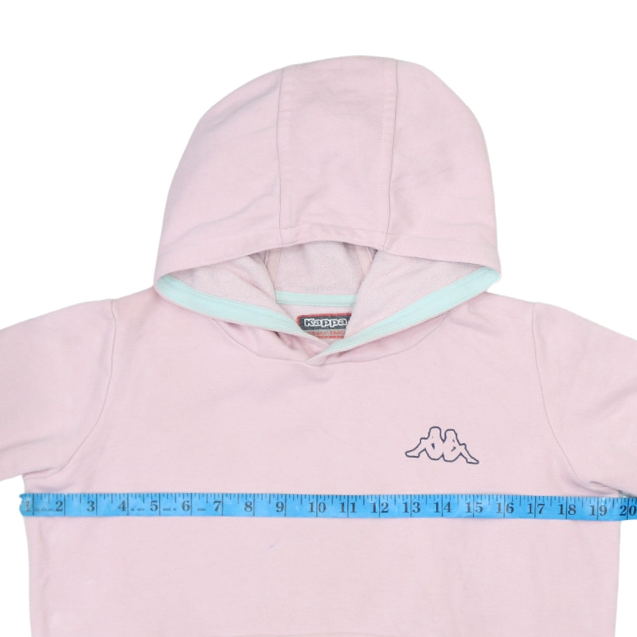 Kappa Girls Pink Hoodie 14 Years Pullover Logo Graphic Sweatshirt
