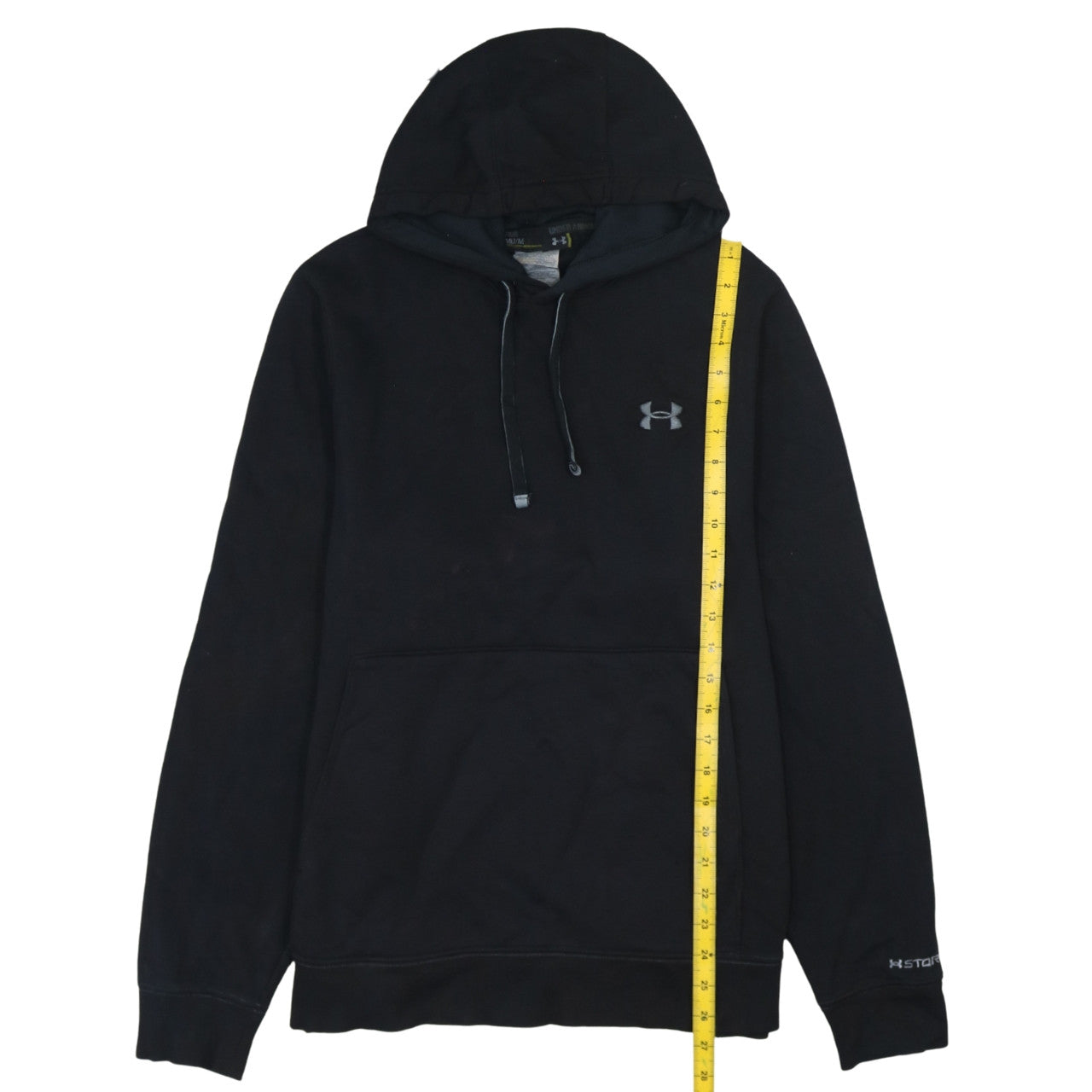 Under Armour Men’s Black Pullover Hoodie Size M Logo Sportswear