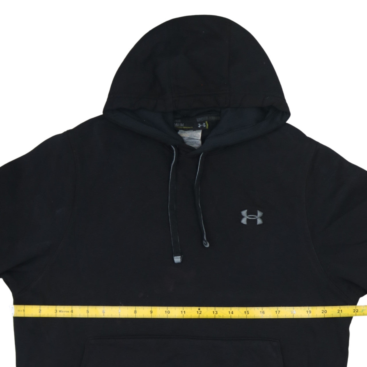 Under Armour Men’s Black Pullover Hoodie Size M Logo Sportswear