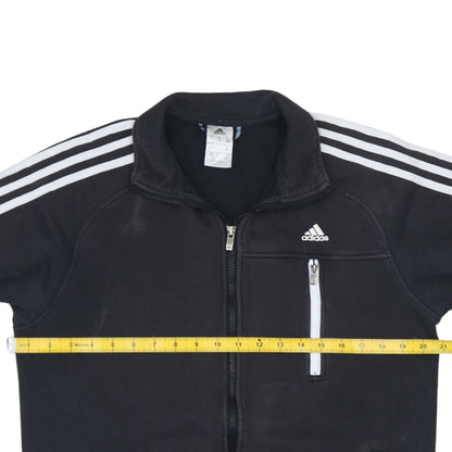 Adidas Men's Black M Track Jacket Full Zip Sportswear