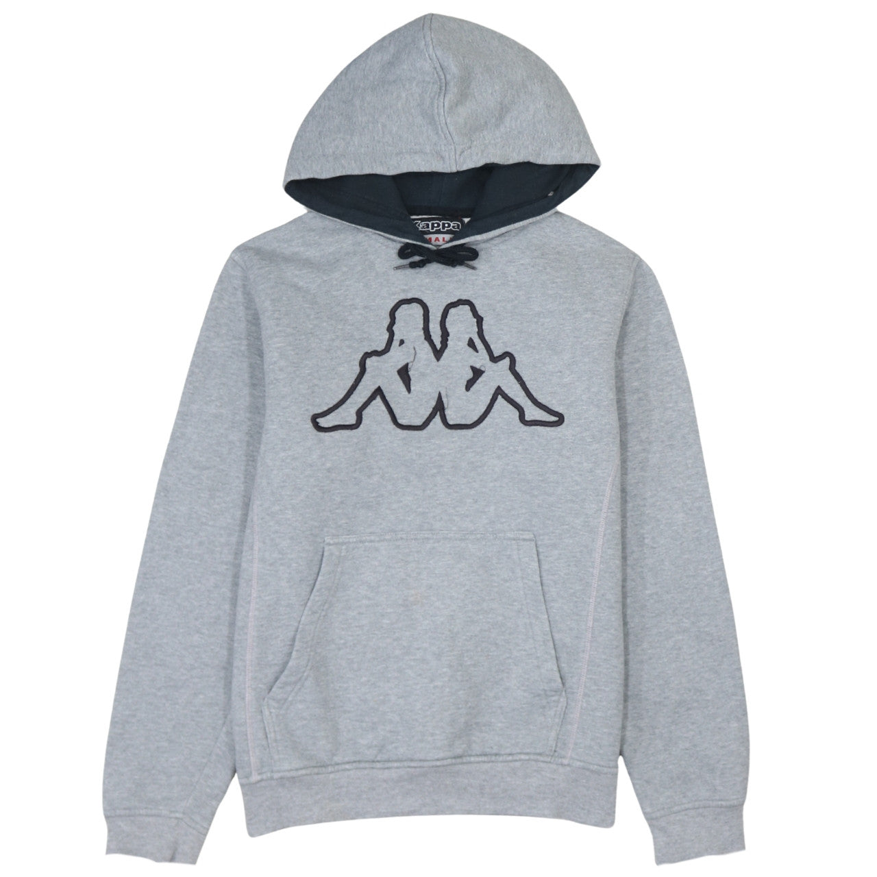Mens UK Size S Kappa Grey Pullover Hoodie