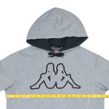 Mens UK Size S Kappa Grey Pullover Hoodie