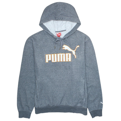 Mens UK Size M PUMA Grey Pullover Hoodie