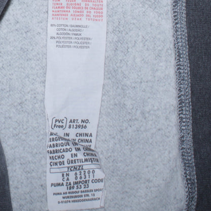 Mens UK Size M PUMA Grey Pullover Hoodie