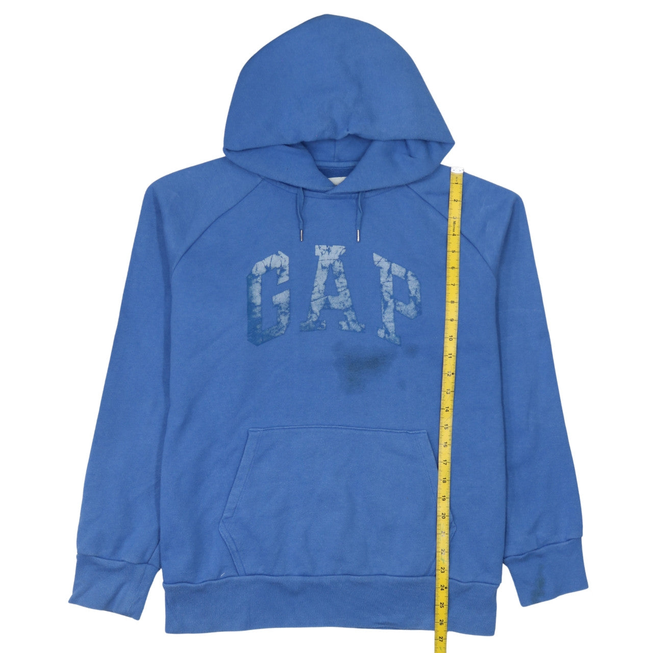 Mens UK Size M Gap Blue Pullover Hoodie