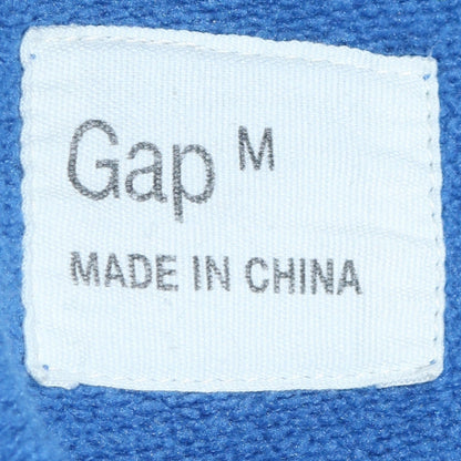 Mens UK Size M Gap Blue Pullover Hoodie