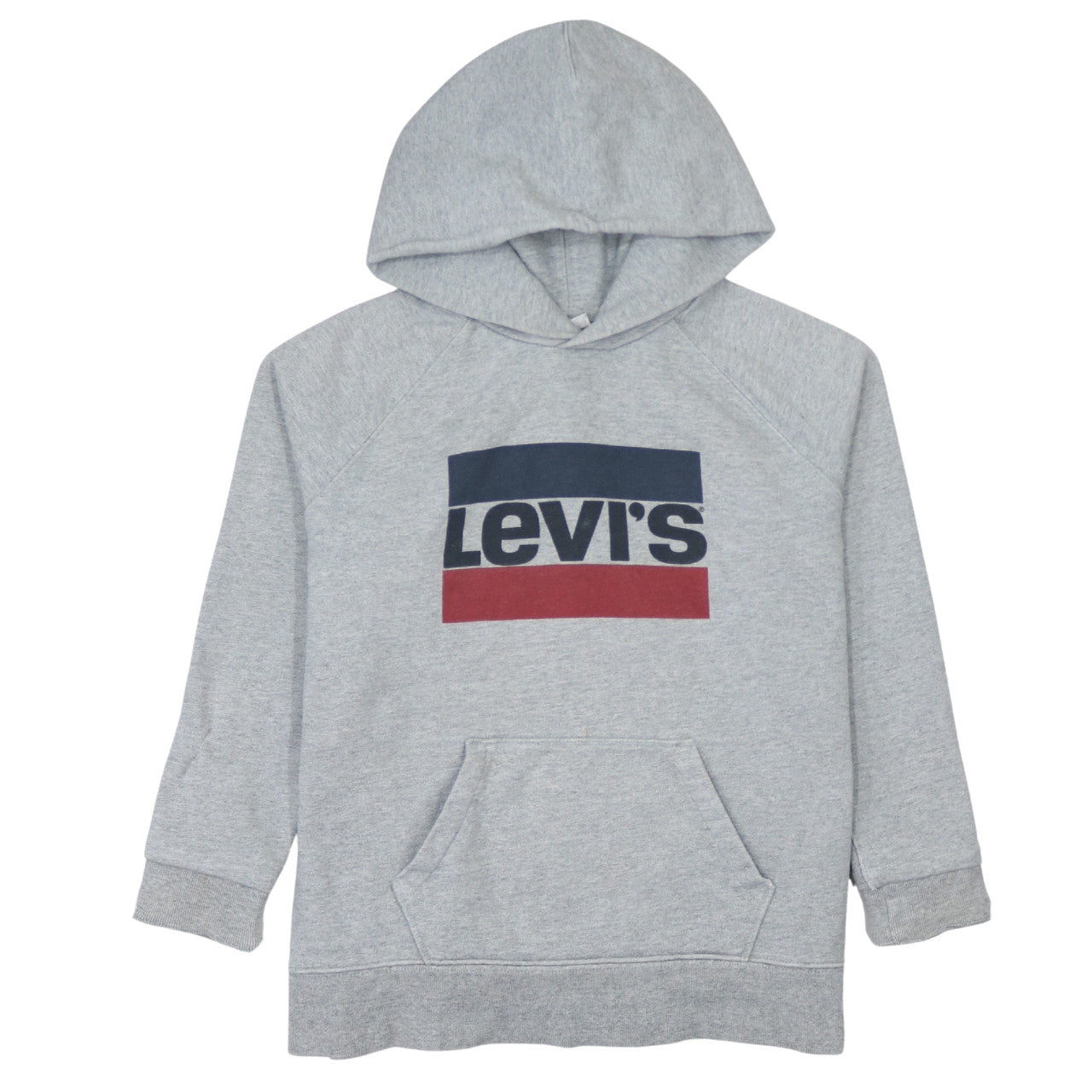 Mens UK Size M Levi's Grey Pullover Hoodie