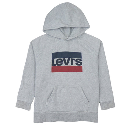 Mens UK Size M Levi's Grey Pullover Hoodie