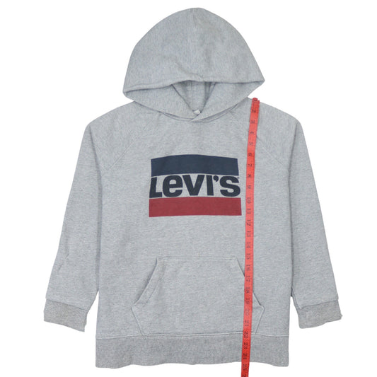 Mens UK Size M Levi's Grey Pullover Hoodie