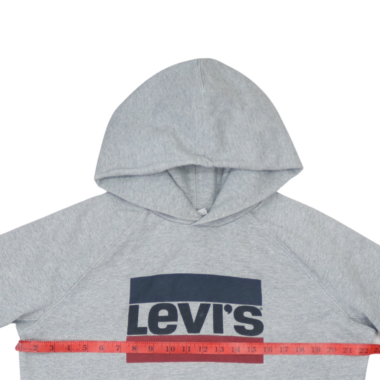 Mens UK Size M Levi's Grey Pullover Hoodie