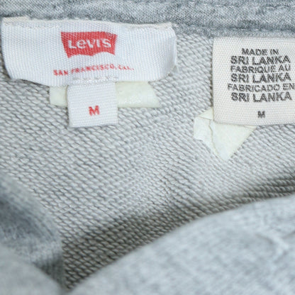 Mens UK Size M Levi's Grey Pullover Hoodie