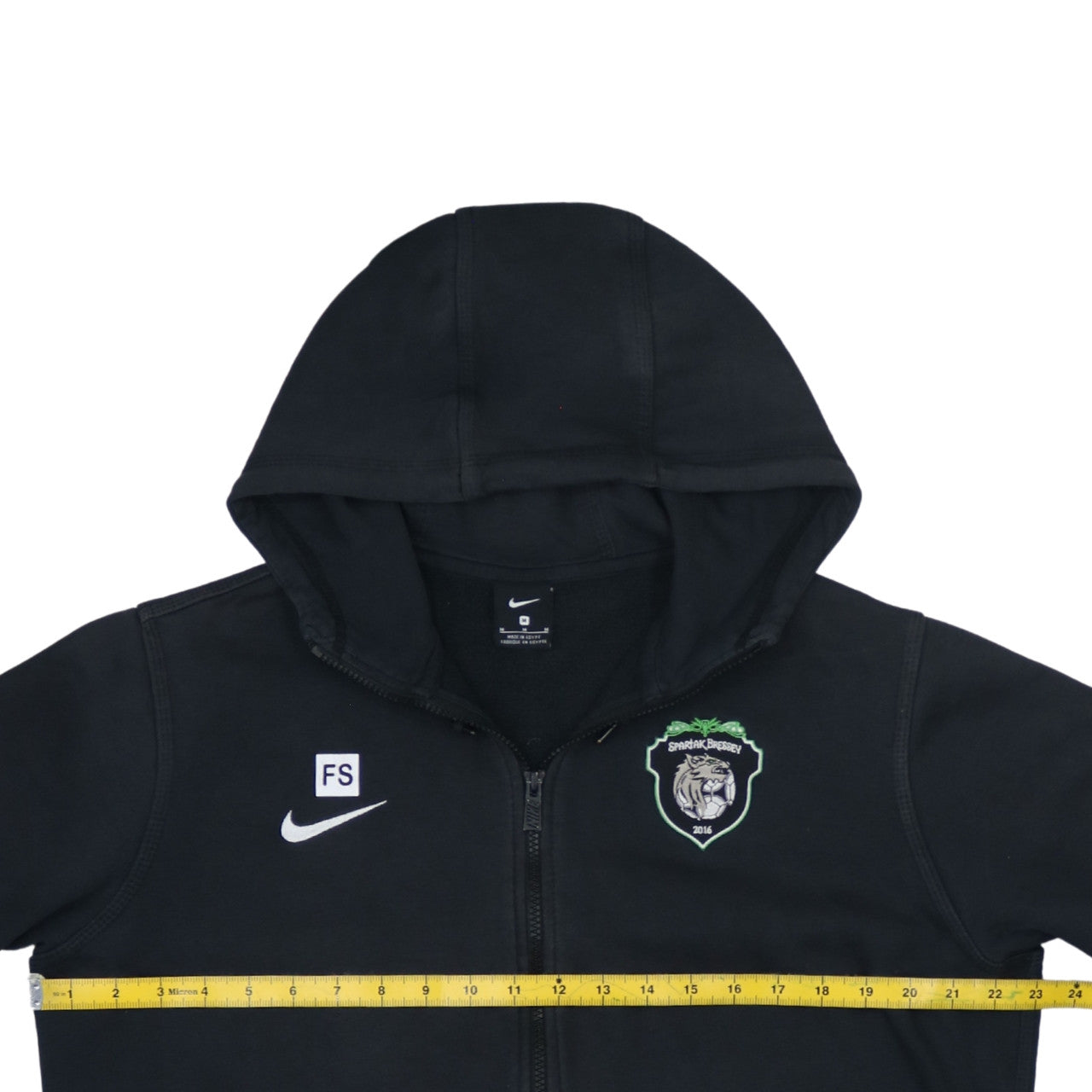 Mens UK Size M Nike Black Full Zip Hoodie
