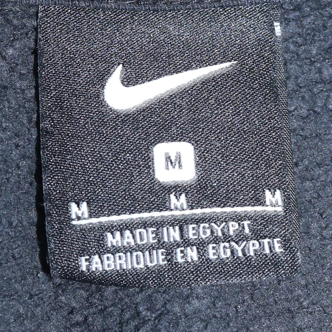 Mens UK Size M Nike Black Full Zip Hoodie